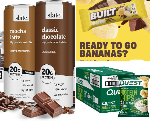 Practical Protein Items for everyday cover photo collage