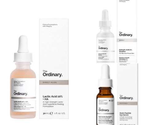 My favorite skincare products cover photo collage