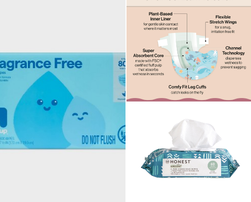 Baby essentials cover photo collage