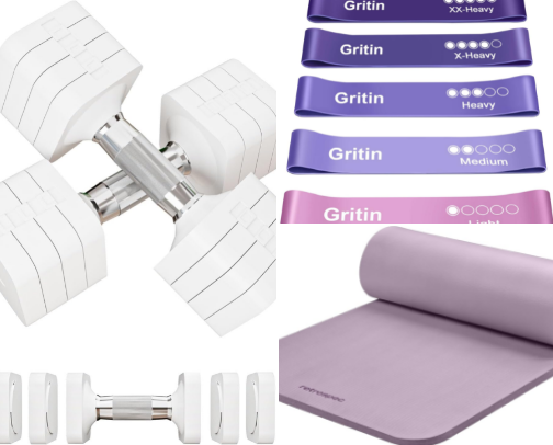 A New Year and New Me: Minimal space & affordable Workout equipment cover photo collage
