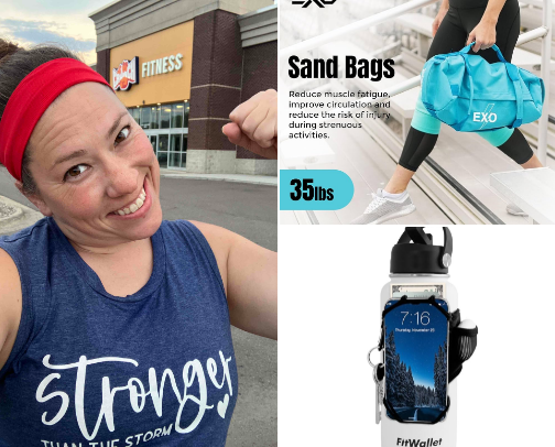 Fitness Finds (after 40) cover photo collage