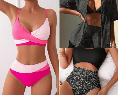 Swimsuit Woman cover photo collage
