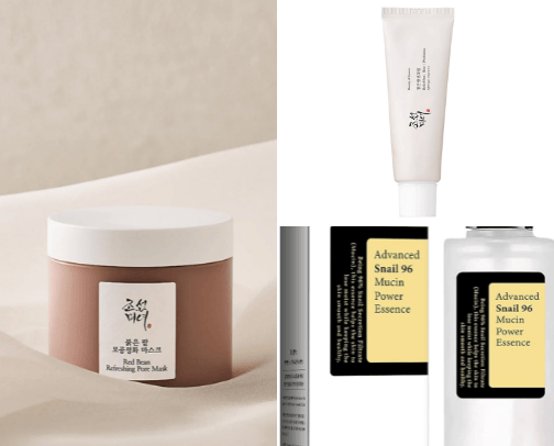 Korean Skincare cover photo collage