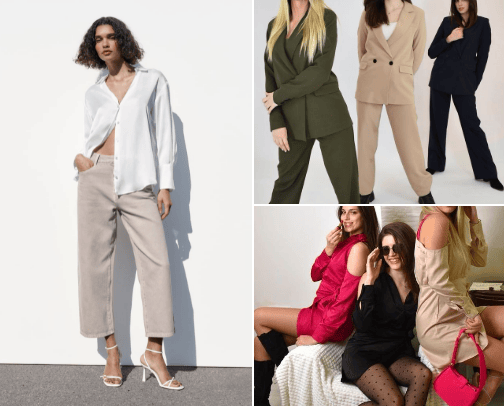 Clothes cover photo collage