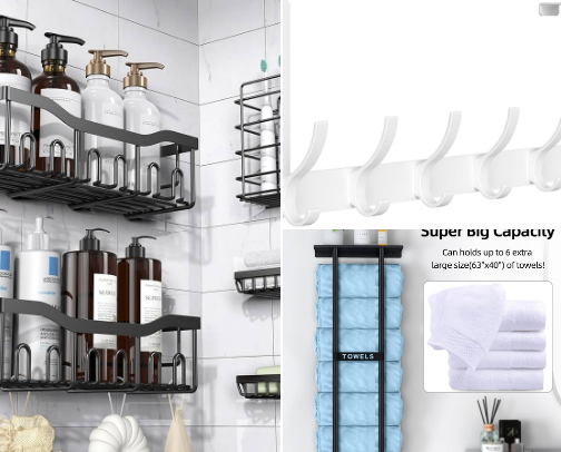 Bathroom essentials cover photo collage