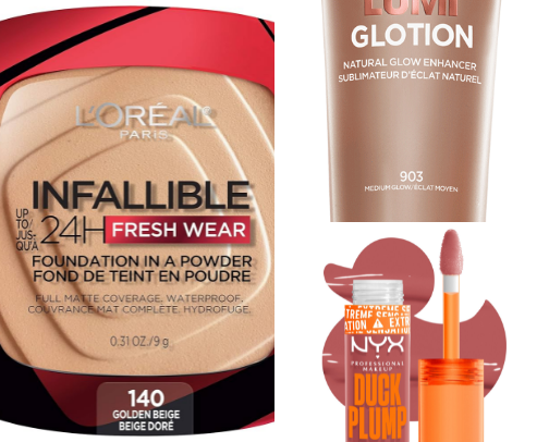 Skincare/Makeup on a Budget cover photo collage