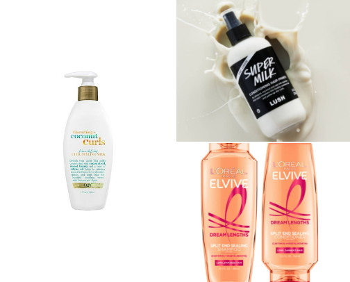 hair products for 2A-3A high porosity hair cover photo collage