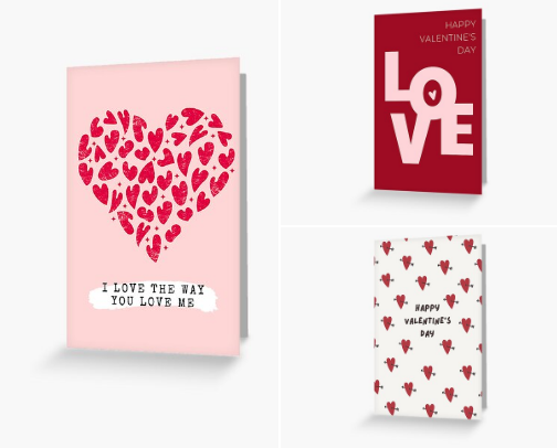 Cute Love Cards & Aesthetic Stickers | Romantic Redbubble Designs cover photo collage