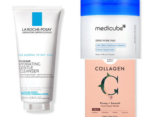 Low Maintenance Skincare & Beauty cover photo collage