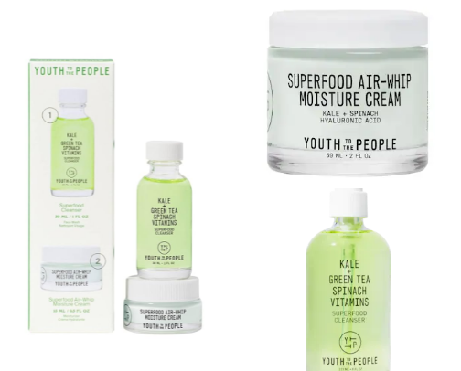 Skincare essentials cover photo collage