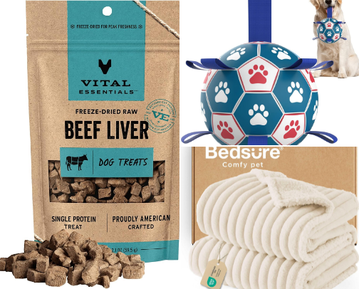 Stuff My Dogs Bullied Me Into Buying cover photo collage