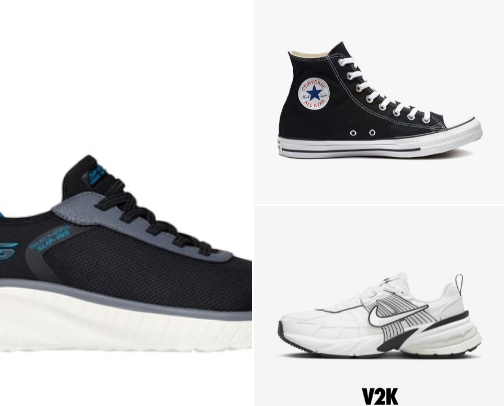 Shoes, sandals cover photo collage