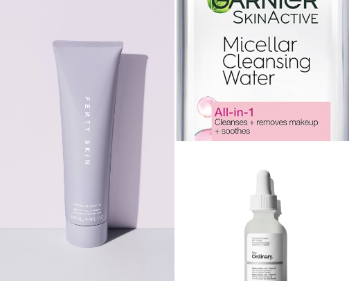 Dirty girl skincare cover photo collage