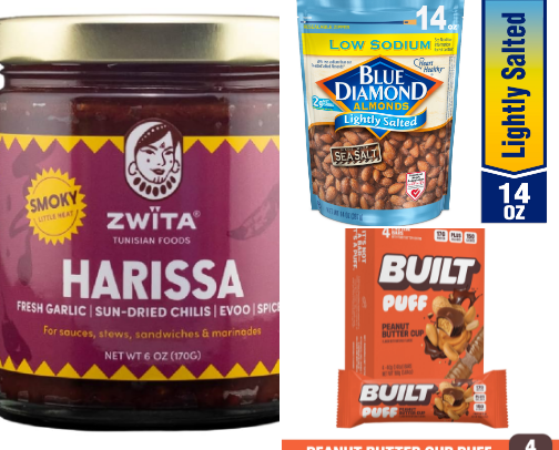 Semi-healthy grocery staples 😋 cover photo collage