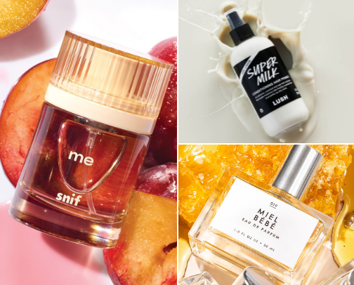 Smell good items ! cover photo collage