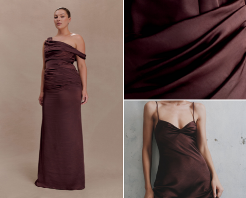 Chocolate Brown Bridesmaid Dresses cover photo collage