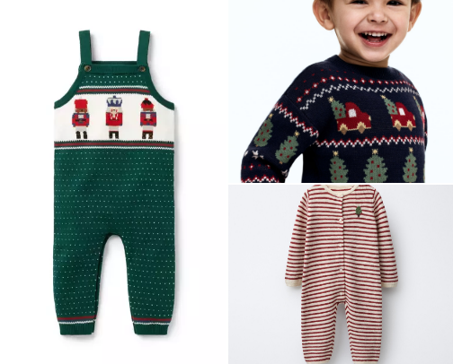 Baby Boy Holiday Outfits cover photo collage