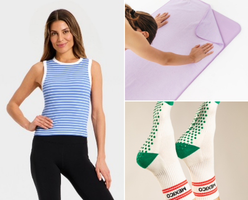 Pilates essentials 🩰🤍 cover photo collage