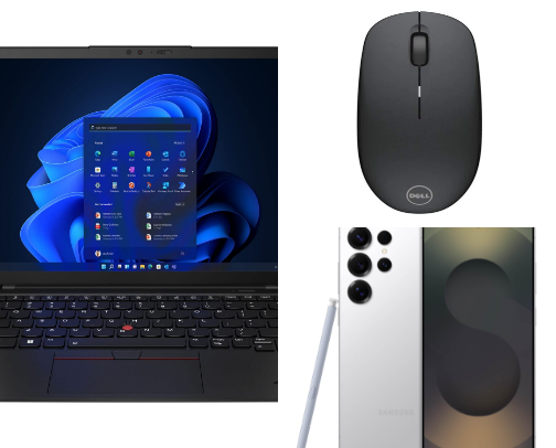 Electronics cover photo collage