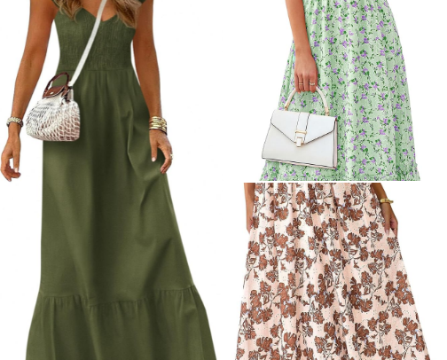 ELEGANT SUMMER DRESSES cover photo collage
