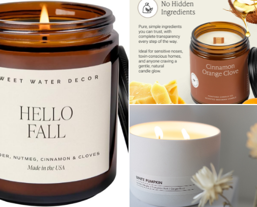 My Non-Toxic Cozy Fall Items cover photo collage