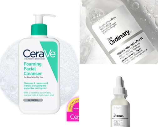 Oily Skin Routine That Actually Works cover photo collage