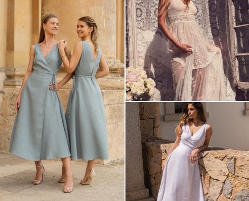 Enjoy Long Dress, what do you want? cover photo collage