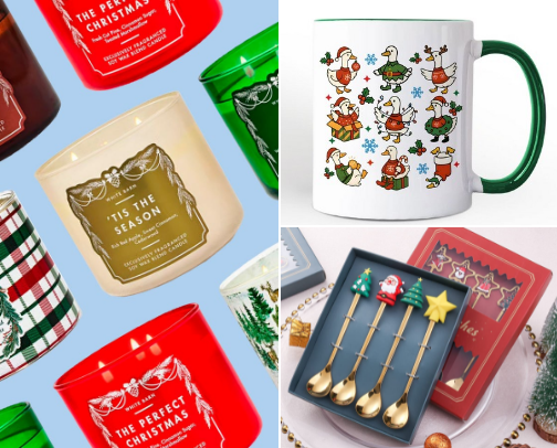 Deck the Halls: Christmas Décor & Festive Finds cover photo collage