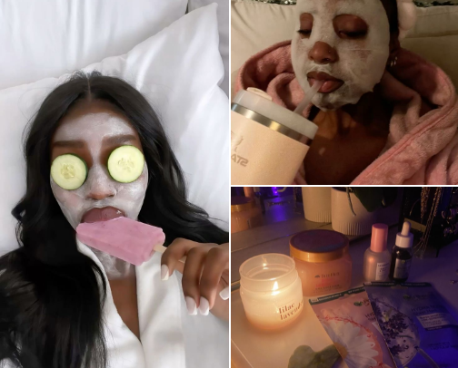 Must-Have Self Care Items to Be a “Tiktok Clean Girl”🧖🏾‍♀️🫧🧼 cover photo collage