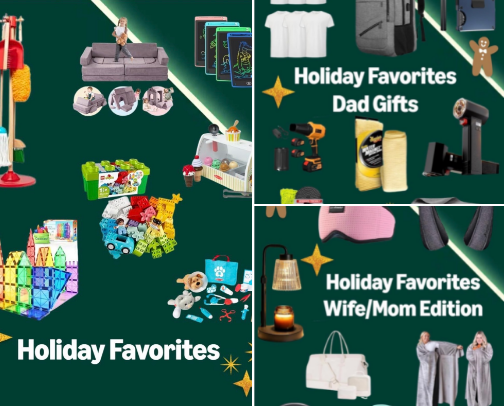 Kids Holiday/ Xmas Gifts cover photo collage