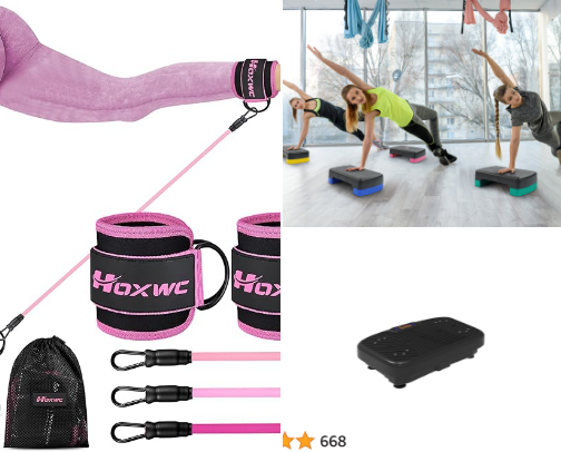 Tone your legs & glutes from home cover photo collage
