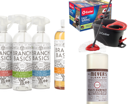 Favorite Cleaning Products cover photo collage