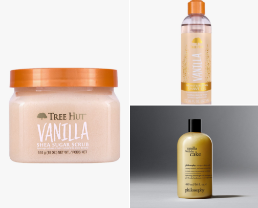Fav Vanilla Products cover photo collage