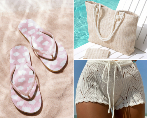 Shein&Temu- Beachwear & Vacation Fits 🐚🩴 cover photo collage
