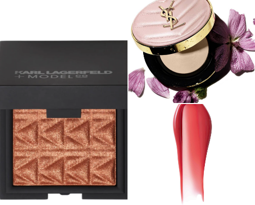 Makeup product cover photo collage