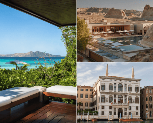 Opulent Oasis: Luxury Resorts & Hotels cover photo collage