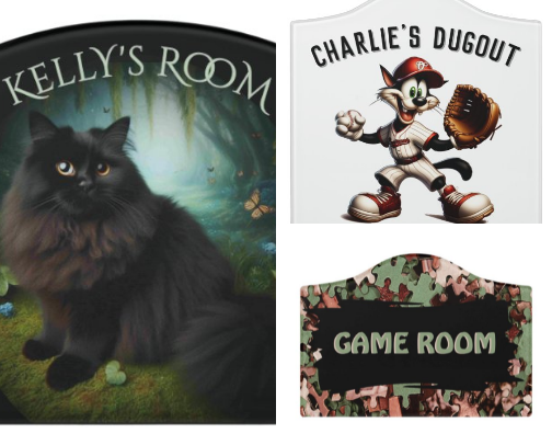 Room Door Signs cover photo collage