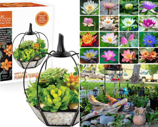 I love plants cover photo collage