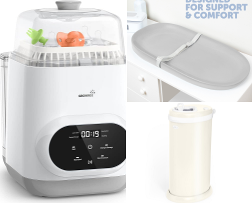 Baby Registry Must-Haves I Actually Used + Things I Wish I Added cover photo collage