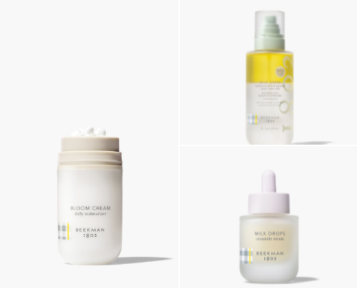 Skincare cover photo collage