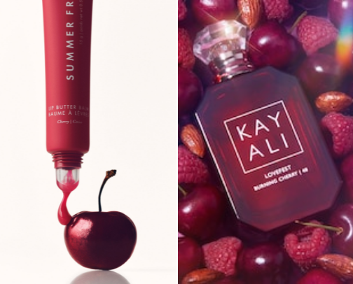 Dark Cherry Aesthetic cover photo collage