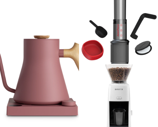 Coffee Tools That Turn Your Kitchen Into a Café cover photo collage