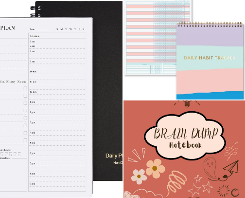 Low Energy Productivity & Brain Fog Support cover photo collage