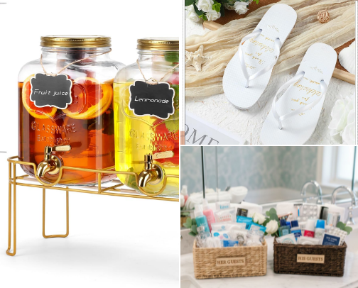 Reception Details 
Guests Actually Notice cover photo collage