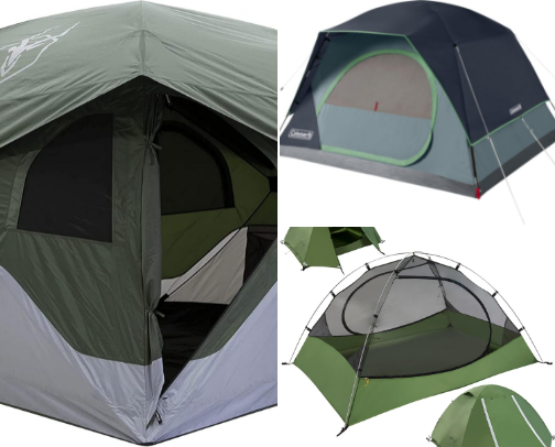 My Favorite Camping Tents cover photo collage