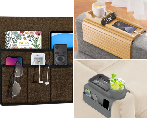 I Finally Found Couch Organizers That Stopped Remote Control Chaos cover photo collage