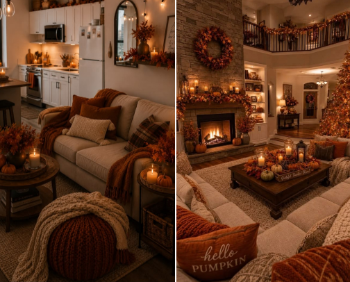 Autumn decorations🍁 cover photo collage