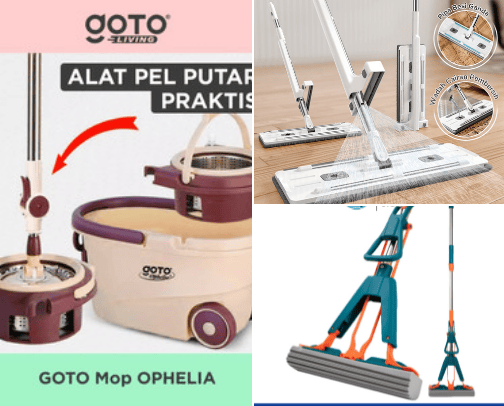floor cleaning tools-Alat pembersih lantai cover photo collage