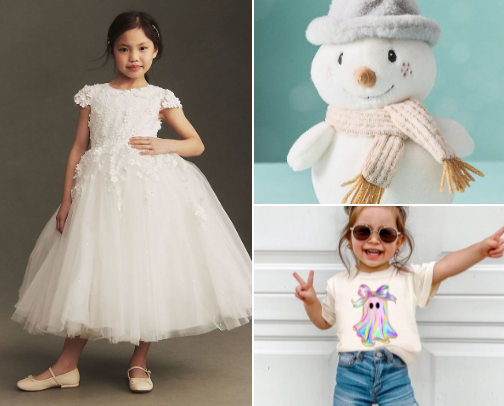 Dress for kids cover photo collage