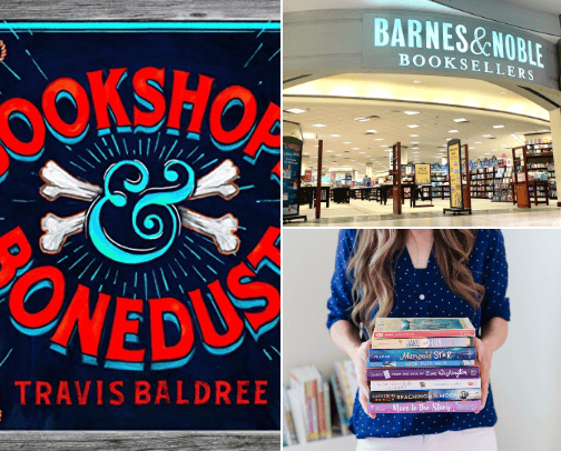 Bookstore cover photo collage